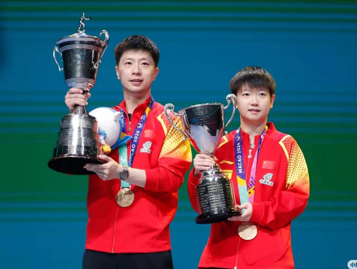 中国乒乓球队强势日本乒乓球队，马龙完成帽子戏法