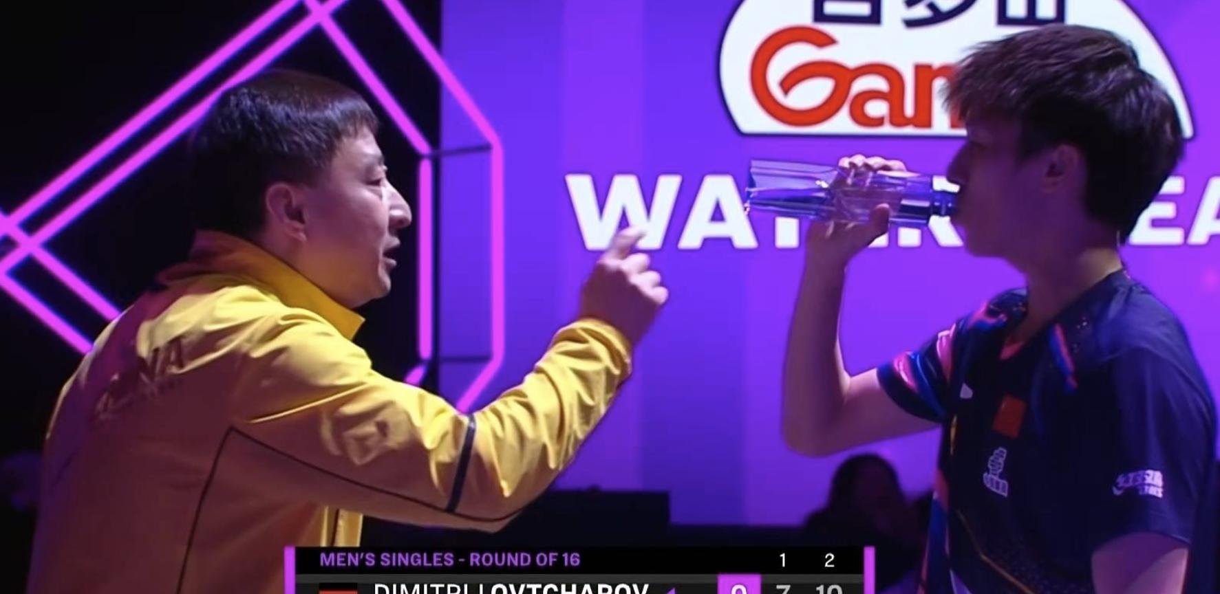 法国乒乓球队绝地反击波兰乒乓球队，奥恰洛夫送出助攻