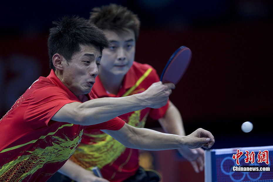 德国队完胜日本队,张继科关键制胜 德国队完胜日本队,张继科关键制胜